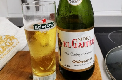 El Gaitero Sidra bzw. Cider